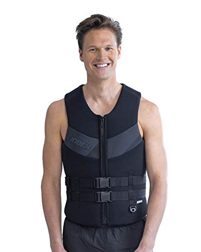 Jobe Herren 50N Neopren Neoprenanzug Wassersport Waterski Jetski Wakeboarden Safety Impact Weste - Top - Schwarz von Jobe