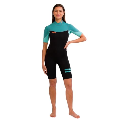 Jobe Sofia 3/2 mm Shorty Wetsuit Rückenreißverschluss Neoprenanzug Surfanzug Wassersports Damen vintage teal Gr. L j23 Jobe Sofia 3/2 mm Shorty Wetsuit Rückenreißverschluss Neoprenanzug Surfanzug Wassersports Damen vintage teal Gr. L j23 von Jobe