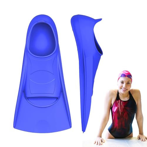 1 Paar Schwimmflossen – Silikon-Schwimmflossen Für Stärkere | Schwimmflossen Mit Voller Fußtasche | Anti-Rutsch-Schnorchelflossen | Unisex-Schwimmflossen Für Erwachsene Und Kinder von Joberio