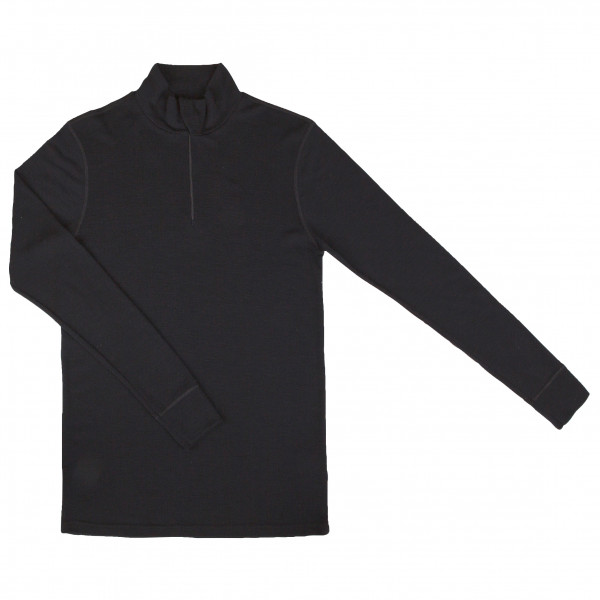Joha - Blouse with Zip - Merinounterwäsche Gr L schwarz Joha - Blouse with Zip - Merinounterwäsche Gr L schwarz von Joha