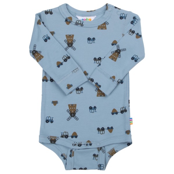 Joha - Kid's 6623 Body L/S - Alltagsunterwäsche Gr 80 blau/grau Joha - Kid's 6623 Body L/S - Alltagsunterwäsche Gr 80 blau/grau von Joha