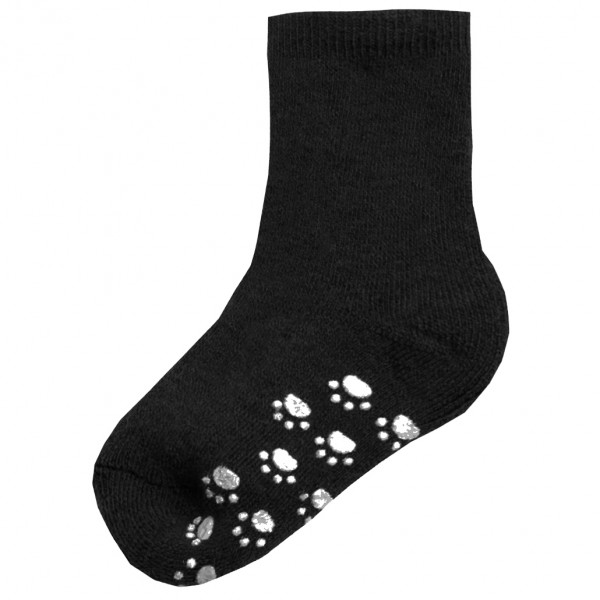 Joha - Kid's 721 Wool Sock Anti-Slip - Hüttenschuhe Gr 15-18 schwarz von Joha