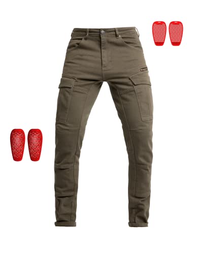 John Doe Defender - Monolayer |CE - Zertifizierung AAA | Motorradhose| Atmungsaktiv | Cargo Hose | Hose mit Seitentaschen | Mit Protektoren John Doe Defender - Monolayer |CE - Zertifizierung AAA | Motorradhose| Atmungsaktiv | Cargo Hose | Hose mit Seitentaschen | Mit Protektoren von John Doe