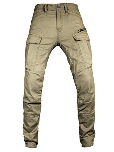 John Doe Men's Cargo Stroker XTM Motorradhose, Kamel, L30 von John Doe