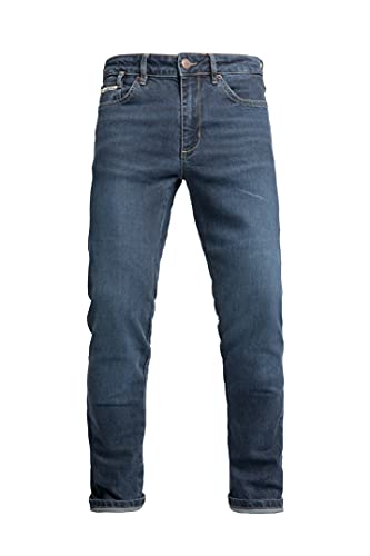 John Doe Taylor Monolayer XTM Motorrad Jeans Herren mit Protektoren Indigo 36/34 von John Doe