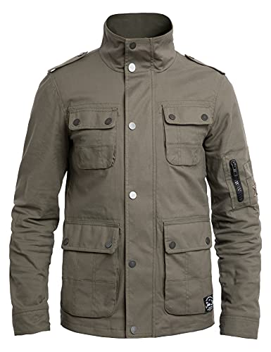 John Doe Motorradjacke Explorer XTM,Mann,S,Olive von John Doe