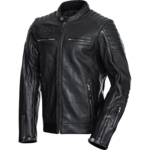 John Doe Motorradjacke mit Protektoren Motorrad Jacke Storm Lederjacke schwarz L, Herren, Lifestyle, Ganzjährig von John Doe