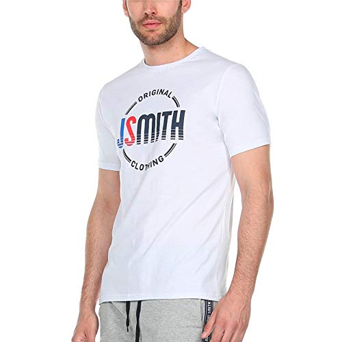 John Smith Herren Camiseta J.Smith Fuoco M Unterhemd, weiß, XL John Smith Herren Camiseta J.Smith Fuoco M Unterhemd, weiß, XL von John Smith