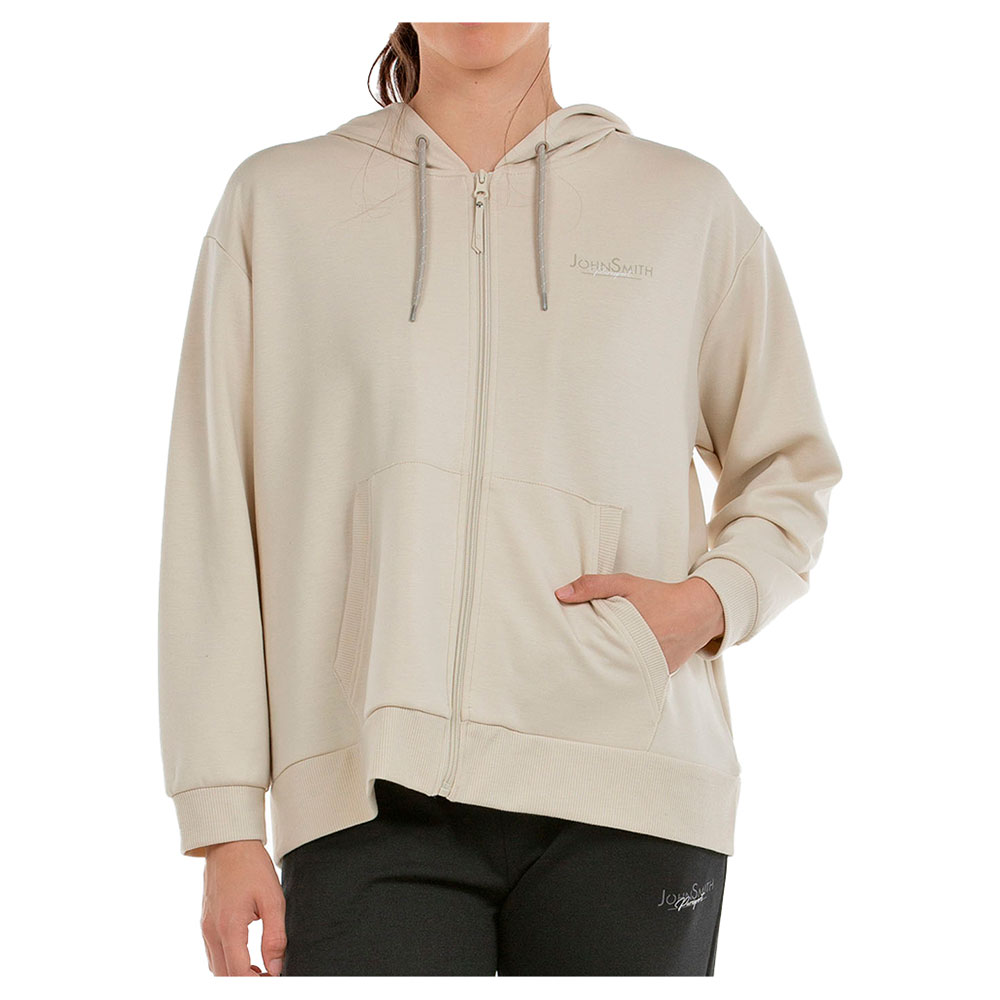 John Smith Ribada Full Zip Sweatshirt Beige L Frau John Smith Ribada Full Zip Sweatshirt Beige L Frau von John Smith