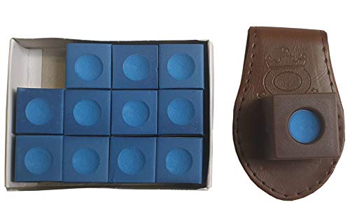 John West Billard Kreidehalter Braun + 12 Stück Kreide - Setangebot John West Billard Kreidehalter Braun + 12 Stück Kreide - Setangebot von John West