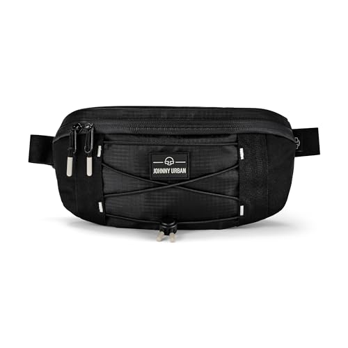 Johnny Urban Bauchtasche Damen & Herren Schwarz - Devin - Große Hüfttasche für Outdoor, Sport, Festival, Freizeit - Crossbody Bag mit verstellbarem Gurt - Wasserabweisend Johnny Urban Bauchtasche Damen & Herren Schwarz - Devin - Große Hüfttasche für Outdoor, Sport, Festival, Freizeit - Crossbody Bag mit verstellbarem Gurt - Wasserabweisend von Johnny Urban