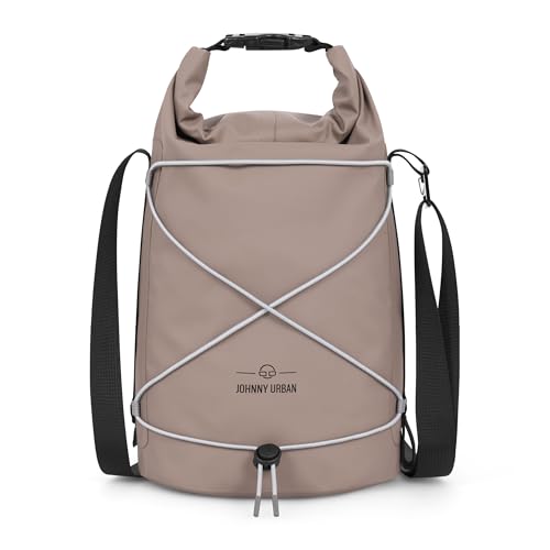 Johnny Urban Dry Bag 7L Beige - Theo - Drybag für Stand Up Paddle, Kanu, Kajak, Angeln, Camping - wasserdichte Tasche zum Umhängen - Kleine Wetbag - SUP Zubehör Johnny Urban Dry Bag 7L Beige - Theo - Drybag für Stand Up Paddle, Kanu, Kajak, Angeln, Camping - wasserdichte Tasche zum Umhängen - Kleine Wetbag - SUP Zubehör von Johnny Urban