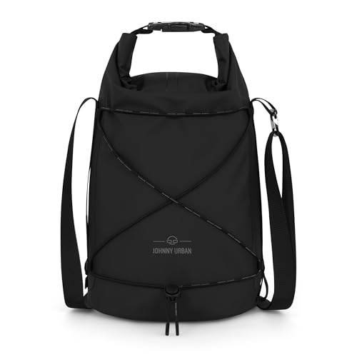 Johnny Urban Dry Bag 7L Schwarz - Theo - Drybag für Stand Up Paddle, Kanu, Kajak, Angeln, Camping - wasserdichte Tasche zum Umhängen - Kleine Wetbag - SUP Zubehör Johnny Urban Dry Bag 7L Schwarz - Theo - Drybag für Stand Up Paddle, Kanu, Kajak, Angeln, Camping - wasserdichte Tasche zum Umhängen - Kleine Wetbag - SUP Zubehör von Johnny Urban