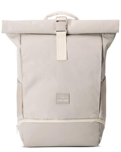 Johnny Urban Rucksack Damen & Herren Beige - Allen Medium - Rolltop Mit Laptopfach für Uni Fahrrad Business - 15L - Nachhaltig - Wasserabweisend Johnny Urban Rucksack Damen & Herren Beige - Allen Medium - Rolltop Mit Laptopfach für Uni Fahrrad Business - 15L - Nachhaltig - Wasserabweisend von Johnny Urban