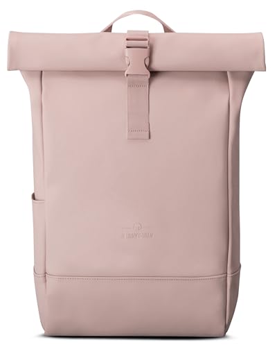 Johnny Urban Rucksack Damen Rosa - Harvey Medium - Rolltop Mit Laptopfach für Uni Business City - 15L - Matte PU Beschichtung - Wasserabweisend Johnny Urban Rucksack Damen Rosa - Harvey Medium - Rolltop Mit Laptopfach für Uni Business City - 15L - Matte PU Beschichtung - Wasserabweisend von Johnny Urban