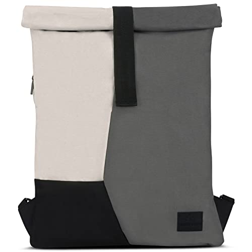 Johnny Urban Rucksack Damen & Herren Sand Grau - Oskar - Moderner Turnbeutel Rolltop für Sport und Reisen - Diebstahlsicherer Tagesrucksack - Wasserabweisend Johnny Urban Rucksack Damen & Herren Sand Grau - Oskar - Moderner Turnbeutel Rolltop für Sport und Reisen - Diebstahlsicherer Tagesrucksack - Wasserabweisend von Johnny Urban