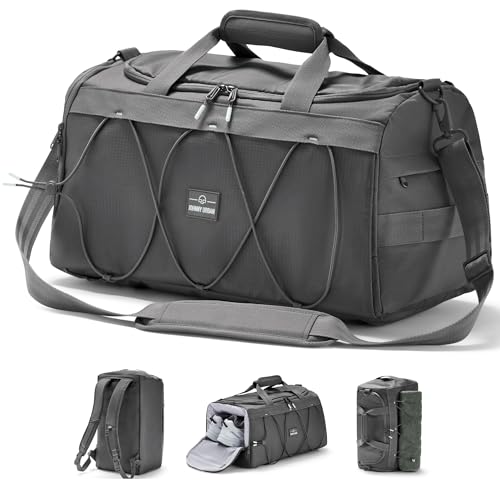 Johnny Urban Sporttasche Herren & Damen Grau - Shawn - 2 in 1 Tasche mit Rucksackfunktion für Reise Fitness Ausflüge - Multifunktionale Gym Bag mit Schuhfach - Wasserabweisend Johnny Urban Sporttasche Herren & Damen Grau - Shawn - 2 in 1 Tasche mit Rucksackfunktion für Reise Fitness Ausflüge - Multifunktionale Gym Bag mit Schuhfach - Wasserabweisend von Johnny Urban