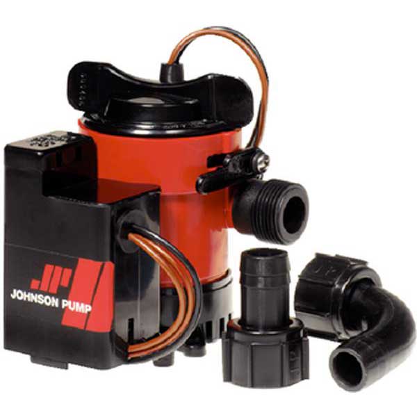 Johnson Pump Combo Pump Rot,Schwarz 500 GPH von Johnson Pump