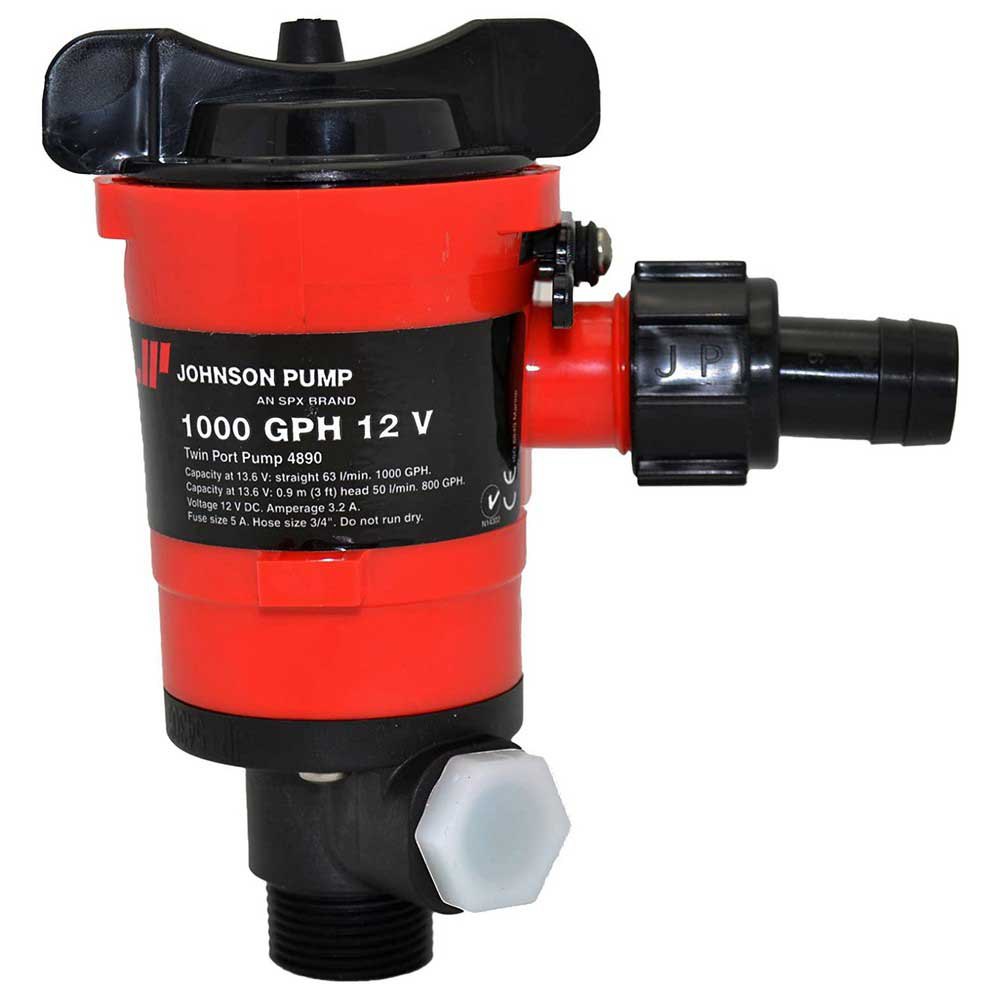 Johnson Pump Dual Port 950gph Pump Rot Johnson Pump Dual Port 950gph Pump Rot von Johnson Pump