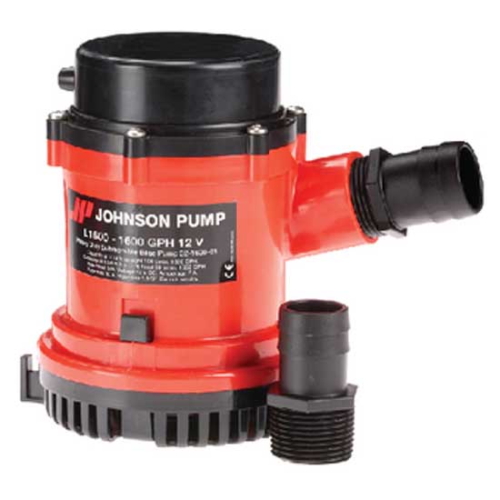 Johnson Pump High Cap Bilge 1600gph Pump Rot,Schwarz 1600 GPH Johnson Pump High Cap Bilge 1600gph Pump Rot,Schwarz 1600 GPH von Johnson Pump