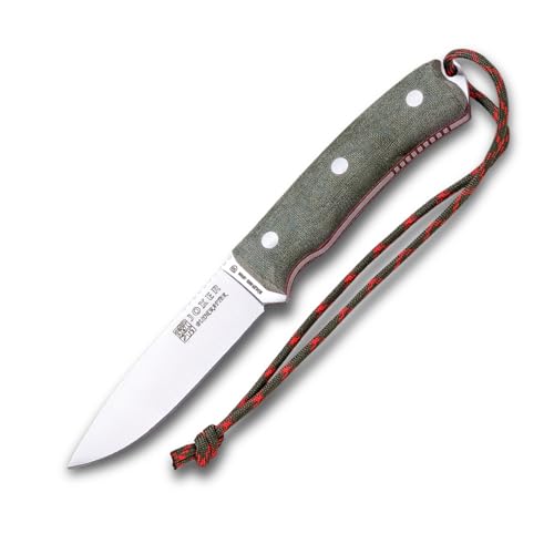 Joker Bushcraft Bushcrafter Jagdmesser CV120-P, Gürtelmesser mit 10,5 cm Klinge aus Böhler N695 Stahl und Leder Scheide mit Feuerstahl, Werkzeug zum Fischen, Jagen, Camping und Wandern Joker Bushcraft Bushcrafter Jagdmesser CV120-P, Gürtelmesser mit 10,5 cm Klinge aus Böhler N695 Stahl und Leder Scheide mit Feuerstahl, Werkzeug zum Fischen, Jagen, Camping und Wandern von Joker