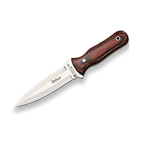 Joker Gürtelmesser Messer Botero CR67, mit rotem Holzgriff und einseitiger Klinge von 11,5 cm, Lederscheide, Fischwerkzeug, Jagd, Camping und Wandern. Joker Gürtelmesser Messer Botero CR67, mit rotem Holzgriff und einseitiger Klinge von 11,5 cm, Lederscheide, Fischwerkzeug, Jagd, Camping und Wandern. von Joker