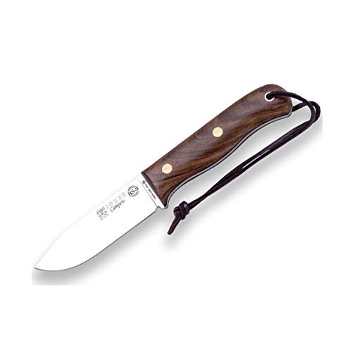 Joker Jagdmesser BS9 Campero CN112-P, Gürtelmesser mit Walnussholzgriff, Klinge 10,5 cm aus SANDVIK 14C28N, Lederscheide, mit Feuerstahl, Werkzeug zum Angeln, Jagen, Camping und Wandern Joker Jagdmesser BS9 Campero CN112-P, Gürtelmesser mit Walnussholzgriff, Klinge 10,5 cm aus SANDVIK 14C28N, Lederscheide, mit Feuerstahl, Werkzeug zum Angeln, Jagen, Camping und Wandern von Joker