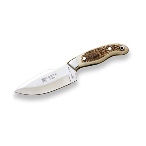 Joker Jagdmesser CC39 Cebra mit Hirschhorngriff, inkl. brauner Lederscheide, Gewicht 190 Gramm, Klinge 11,5 cm MOVA, Angelgerät, Jagd, Camping und Wandern Joker Jagdmesser CC39 Cebra mit Hirschhorngriff, inkl. brauner Lederscheide, Gewicht 190 Gramm, Klinge 11,5 cm MOVA, Angelgerät, Jagd, Camping und Wandern von Joker