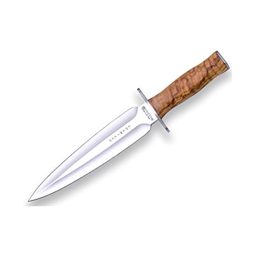 Joker Jagdmesser Colmillo CO108, Klinge 21,5 cm MOVA Stahl, Gürtelmesser mit Olivenholznholzgriff, brauner Lederscheide, Werkzeug zum Angeln, Jagen, Camping und Wandern Joker Jagdmesser Colmillo CO108, Klinge 21,5 cm MOVA Stahl, Gürtelmesser mit Olivenholznholzgriff, brauner Lederscheide, Werkzeug zum Angeln, Jagen, Camping und Wandern von Joker