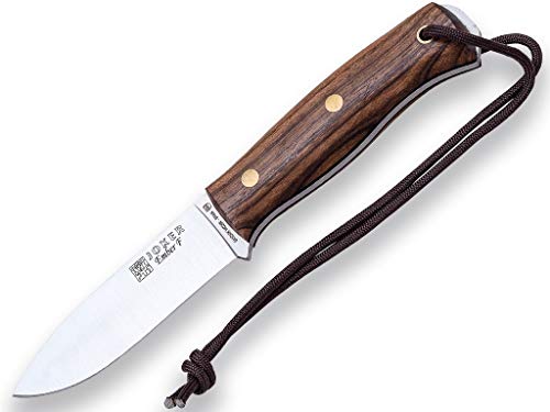 Joker Jagdmesser Ember F, CN123-P, Gürtelmesser mit 10,5 cm Klinge, Walnuss Holzgriff, Lederscheide mit Feuerstahl, Sandvik Stahl 14C28N, Werkzeug zum Angeln, Jagen, Camping und Wandern Joker Jagdmesser Ember F, CN123-P, Gürtelmesser mit 10,5 cm Klinge, Walnuss Holzgriff, Lederscheide mit Feuerstahl, Sandvik Stahl 14C28N, Werkzeug zum Angeln, Jagen, Camping und Wandern von Joker
