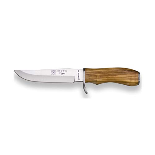 Joker Jagdmesser Tigre CO33, mit Olivenholzgriff und Klinge 14 cm MOVA, total 25,5 cm, mit brauner Lederscheide, Angelgerät, Jagd, Camping und Wandern Joker Jagdmesser Tigre CO33, mit Olivenholzgriff und Klinge 14 cm MOVA, total 25,5 cm, mit brauner Lederscheide, Angelgerät, Jagd, Camping und Wandern von Joker