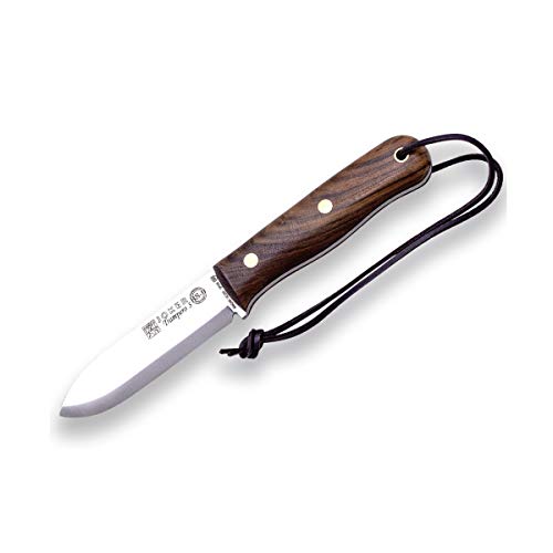 Joker Jagdmesser Trampero S, Klinge 10 cm, Walnussholzgriff, braune Lederscheide mit Feuerstahl, Gürtelmesser mit Sandvik Stahl 14C28N, Werkzeug zum Angeln, Jagen, Camping und Wandern Joker Jagdmesser Trampero S, Klinge 10 cm, Walnussholzgriff, braune Lederscheide mit Feuerstahl, Gürtelmesser mit Sandvik Stahl 14C28N, Werkzeug zum Angeln, Jagen, Camping und Wandern von Joker