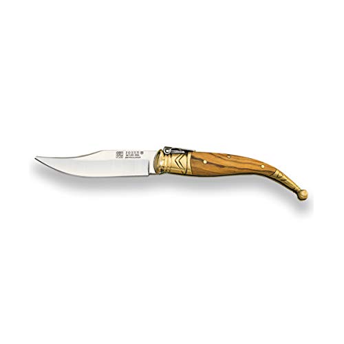 Joker Klassischer Taschenmesser Jerez Sevillana NO02 mit Messingzwinge, Olivenholzgriff und 7,5 cm MOVA-Klinge, Angel-, Jagd-, Camping- und Wanderwerkzeug. Joker Klassischer Taschenmesser Jerez Sevillana NO02 mit Messingzwinge, Olivenholzgriff und 7,5 cm MOVA-Klinge, Angel-, Jagd-, Camping- und Wanderwerkzeug. von Joker