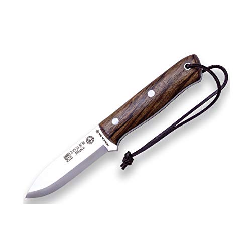 Joker Sport-Jagdmesser Nordico CN119-P, Griff aus Nussbaumholz, Klinge 10 cm aus Böhler K720 Kohlenstoffstahl, braune Lederscheide mit Feuerstahl, Werkzeug zum Angeln, Jagen, Camping und Wandern Joker Sport-Jagdmesser Nordico CN119-P, Griff aus Nussbaumholz, Klinge 10 cm aus Böhler K720 Kohlenstoffstahl, braune Lederscheide mit Feuerstahl, Werkzeug zum Angeln, Jagen, Camping und Wandern von Joker