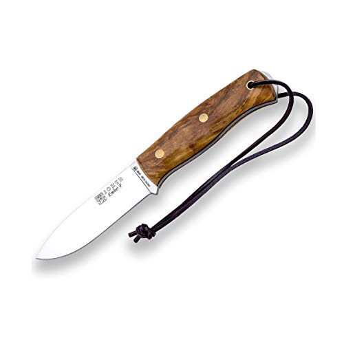 Joker Sportmesser Ember F CO123, Olivenholznholzgriff, braune Lederscheide, Klinge 10,5 cm aus SANDVIK 14C28N Stahl, inkl. 200 cm Parakord 550, Werkzeug zum Angeln, Jagen, Camping und Wandern Joker Sportmesser Ember F CO123, Olivenholznholzgriff, braune Lederscheide, Klinge 10,5 cm aus SANDVIK 14C28N Stahl, inkl. 200 cm Parakord 550, Werkzeug zum Angeln, Jagen, Camping und Wandern von Joker
