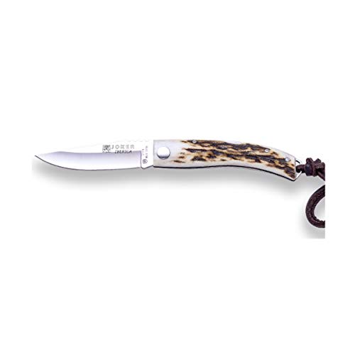 Joker Sports Klappmesser ibérica NC138, Klinge 7,5 cm MOVA, Hirsch Antler Griff, Fischen, Camping- und Wanderwerkzeug Joker Sports Klappmesser ibérica NC138, Klinge 7,5 cm MOVA, Hirsch Antler Griff, Fischen, Camping- und Wanderwerkzeug von Joker
