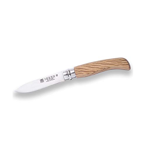 Joker Taschenmesser NE23 Eichenholzgriff, drehbare Zwinge und 420er Klinge aus Edelstahl 8 cm, Angelgerät, Jagd-, Camping- und Wanderwerkzeug Joker Taschenmesser NE23 Eichenholzgriff, drehbare Zwinge und 420er Klinge aus Edelstahl 8 cm, Angelgerät, Jagd-, Camping- und Wanderwerkzeug von Joker
