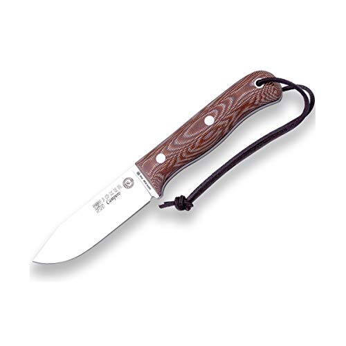 Joker Überlebensmesser BS9 Campero CM112-P, Micarta Canvas Griff, 10,5 cm Klinge aus SANDVIK 14C28N, braune Lederscheide mit Feuerstahl, Werkzeug zum Angeln, Jagen, Camping und Wandern Joker Überlebensmesser BS9 Campero CM112-P, Micarta Canvas Griff, 10,5 cm Klinge aus SANDVIK 14C28N, braune Lederscheide mit Feuerstahl, Werkzeug zum Angeln, Jagen, Camping und Wandern von Joker