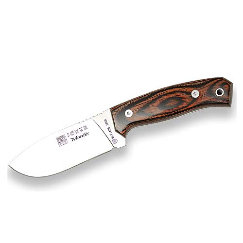 Joker Überlebensmesser Montés CR59, mit 10,5 cm rostfreier MOVA-Klinge, Ausdauergriff, braune Lederscheide, Werkzeug für Fischerei, Jagd, Camping und Trekking Joker Überlebensmesser Montés CR59, mit 10,5 cm rostfreier MOVA-Klinge, Ausdauergriff, braune Lederscheide, Werkzeug für Fischerei, Jagd, Camping und Trekking von Joker