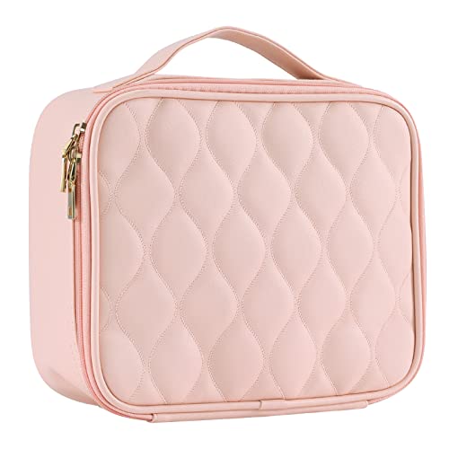 Joligrace Make-up-Tasche Kosmetikkoffer Schminkkoffer Schminkkoffer Reise Beauty Box Make Up Zug Koffer Friseur Werkzeuge Organizer mit verstellbarem Fach Oxford Stoff, hellrosa, Rosa Joligrace Make-up-Tasche Kosmetikkoffer Schminkkoffer Schminkkoffer Reise Beauty Box Make Up Zug Koffer Friseur Werkzeuge Organizer mit verstellbarem Fach Oxford Stoff, hellrosa, Rosa von Joligrace