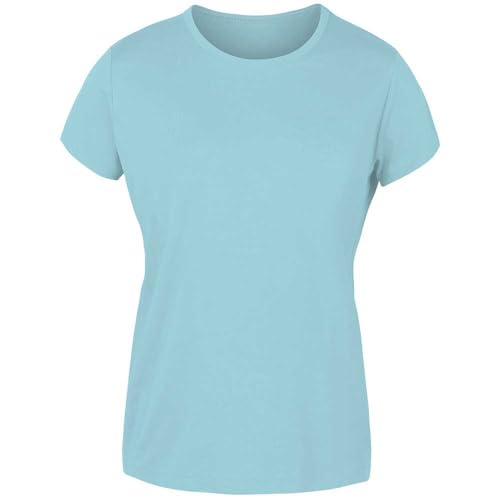 Joluvi Damen Combed Cotton W t-Shirt, blau, M von Joluvi