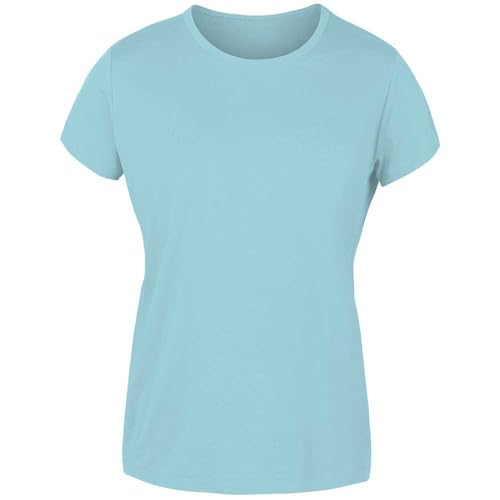 Joluvi Damen Combed Cotton W t-Shirt, blau, M Joluvi Damen Combed Cotton W t-Shirt, blau, M von Joluvi