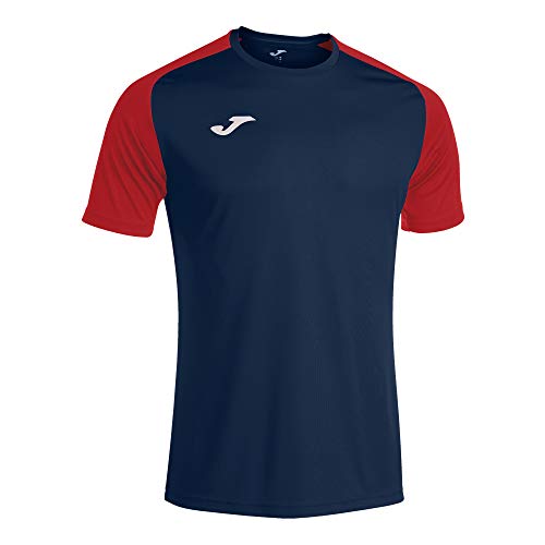 Academy IV Kurzarm T-Shirt Marineblau Rot von Joma