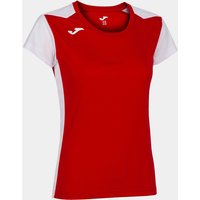 JOMA Record II Laufshirt Mädchen 602 - rot/weiß 164 von Joma