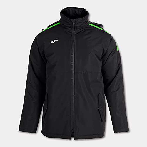 Joma 4XS Anorak Trivor, Schwarz/Neongrün, XXXXS von Joma