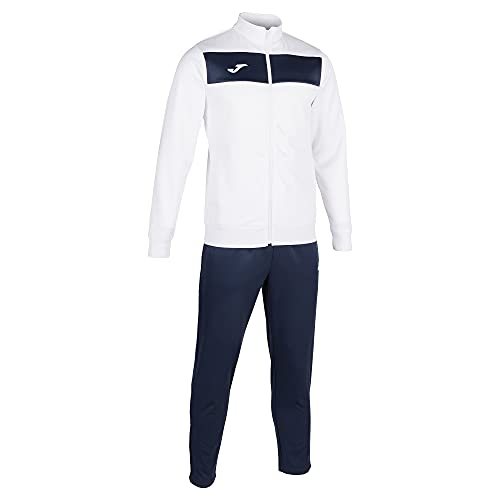 Joma Jungen Academy Trainingsanzug für Herren, weiß/Marineblau, 7XS Joma Jungen Academy Trainingsanzug für Herren, weiß/Marineblau, 7XS von Joma
