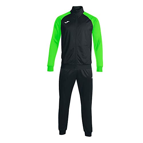 Joma - Herren-Trainingsanzug - Strapazierfähiger und schnell trocknender Trainingsanzug - Academy VII - Negro Verde Flúor - M Joma - Herren-Trainingsanzug - Strapazierfähiger und schnell trocknender Trainingsanzug - Academy VII - Negro Verde Flúor - M von Joma