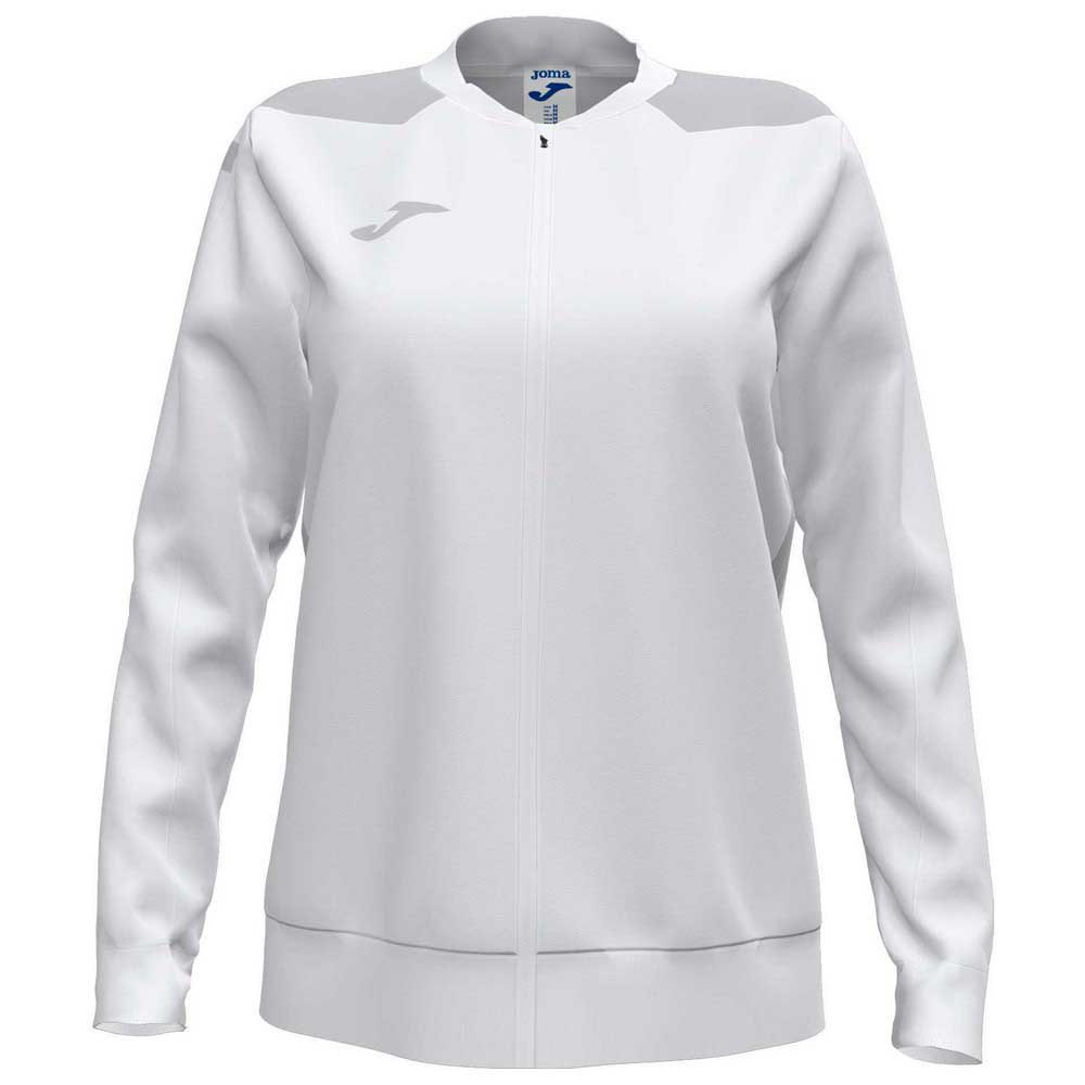 Joma Championship Vi Full Zip Sweatshirt Weiß M Frau von Joma