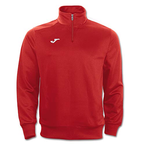 Joma Herren Rotal Faraon Halb-Zip Sweatshirt,Rot (Rojo - 600), 2XL von Joma