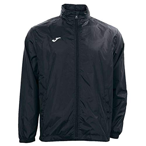 Joma - Herren Regenmantel - Wasserdicht mit Innenfutter - Ideal für Outdoor-Sportarten - Schwarz - 2XL von Joma